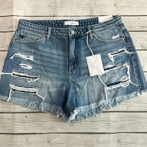 High waist KanCan Mom shorts